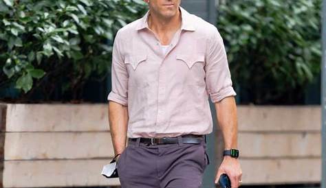 Ryan Reynolds, White Sneakers, Business Casual, How To Wear, White