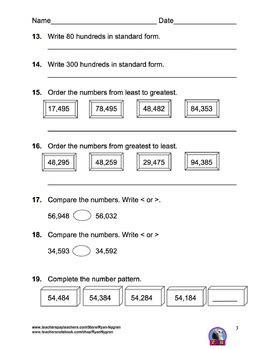 Ryan Companies Math Worksheet