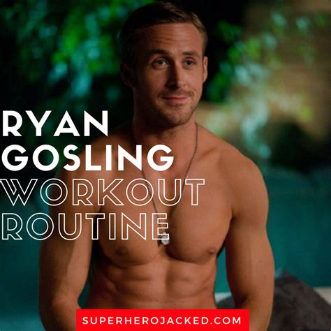 ryan gosling workout and diet