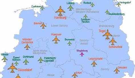 Ryanair Germany Destinations Map