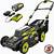 ryobi battery lawn mower 40v