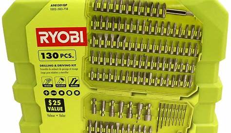 Ryobi Drilling And Driving Kit 120 Piece A981202 The Home Depot