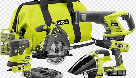 Ryobi One 6 Piece Ultimate Combo Kit P884 18 Volt Lithium At The Home