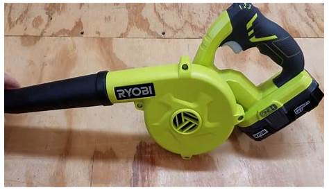 Ryobi One Plus Blower 18v Cordless Skin Only Bunnings Warehouse