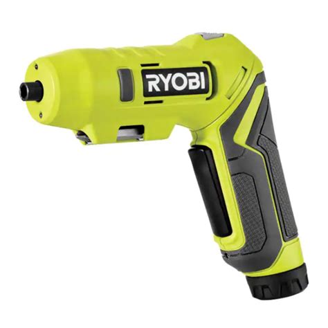 Ryobi Screwdriver Manual