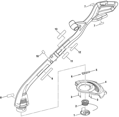 RYOBI 18v p2003 string trimmer EASY FIX YouTube