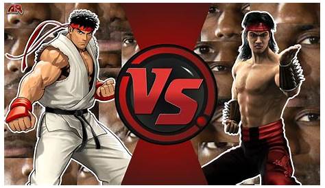 Ryu vs Liu Kang | Street Fighter vs Mortal Kombat | Sprite Animation