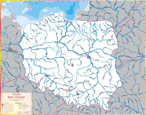 rzeki na mapie polski