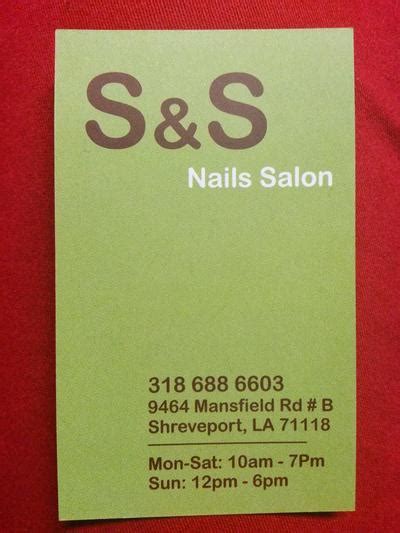 S & S Nail Salon Nail Salons 9464 Mansfield Rd, Shreveport, LA