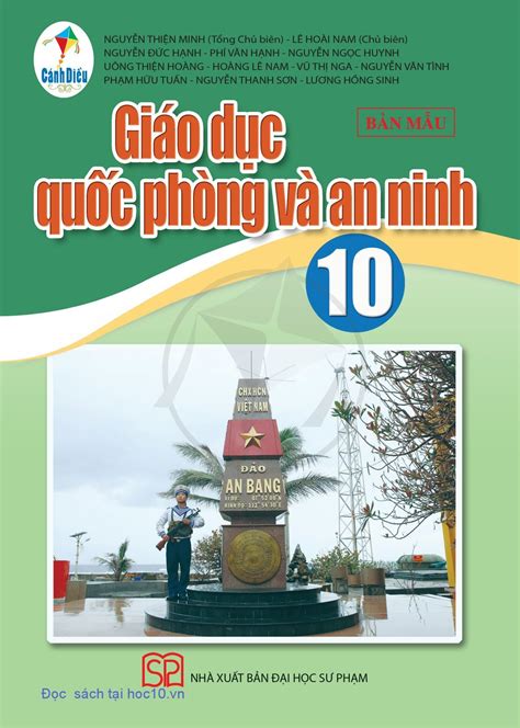 sách giáo dục quốc phòng 10