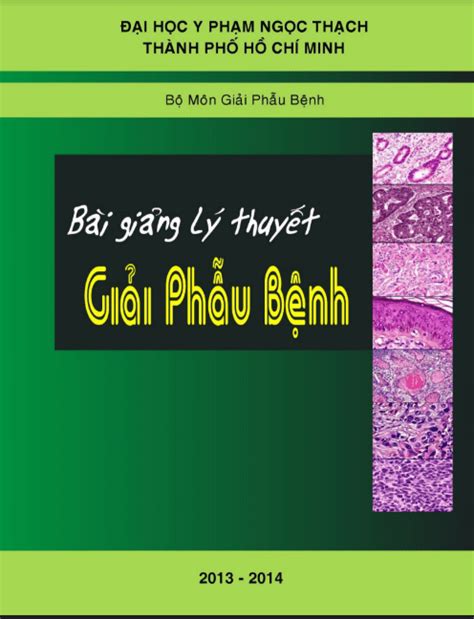 sách giải phẫu bệnh phạm ngọc thạch