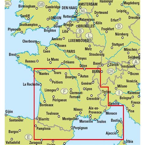 Frankrike Karta / Karta Södra Frankrike Karta / Ladda ned från istock