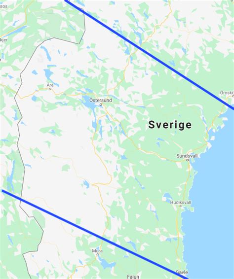 Södra Norrland Karta Karta Mellersta