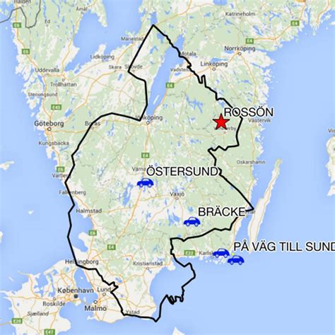 Södra Sverige Karta Karta