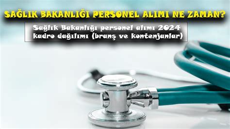 sağlık bakanlığı personel alımı dağılımı