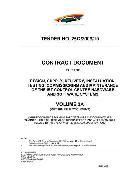 sa tenders and contracts