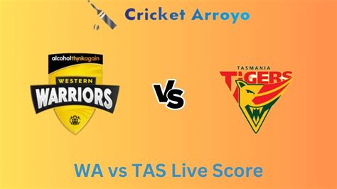 sa vs tas live score