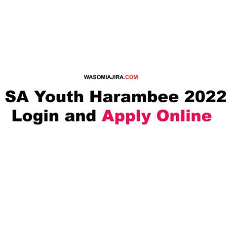 sa youth harambee register