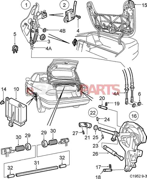 saab 93 convertible parts