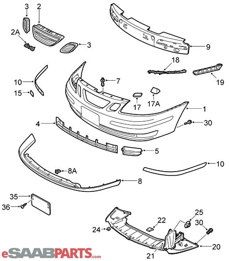 saab auto body parts