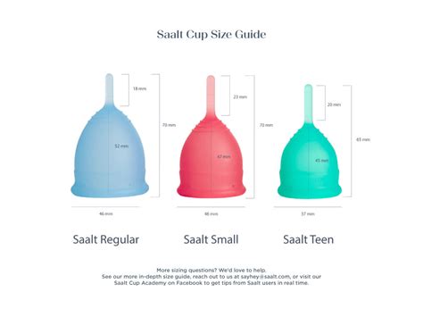 saalt cup sizes