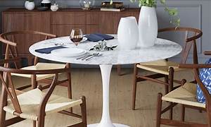 Knoll Saarinen Round Dining Table 120Cm White Base
