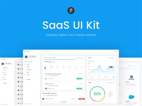 SaaS Dashboard App Starter Kit — UI Kits on UI8