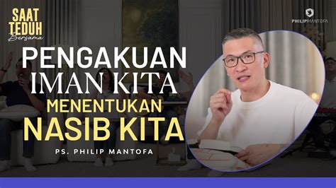 saat teduh philip mantofa iman