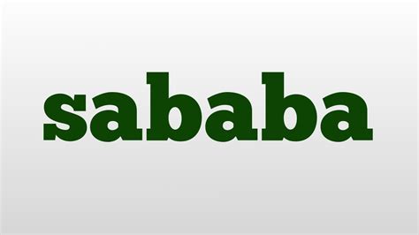 sababa meaning