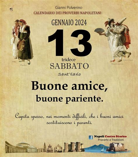 sabato 13 gennaio 2024