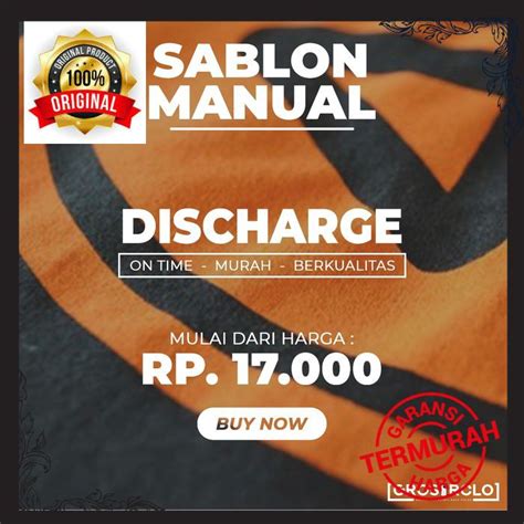 Sablon Discharge Satuan Surabaya: Cara Mudah Mencetak Desain Pada Kaos