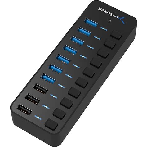 Sabrent USB 3.0 4Port Hub with Individual Power Switches