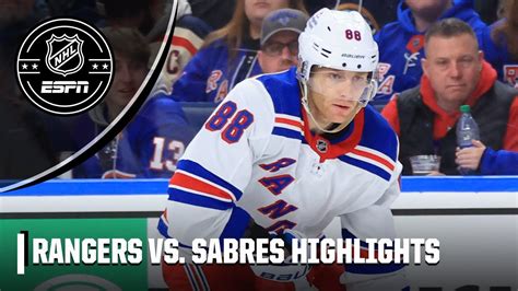 sabres vs rangers highlights