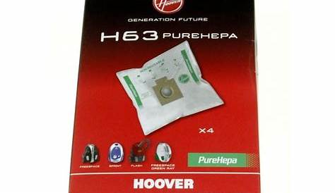 Hoover Sacs (x4) h63 pure epa freespace sprint pour