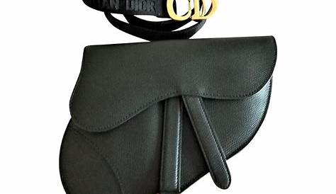 Sac ceinture Saddle Dior Cuir Blanc ref.146507 Joli Closet