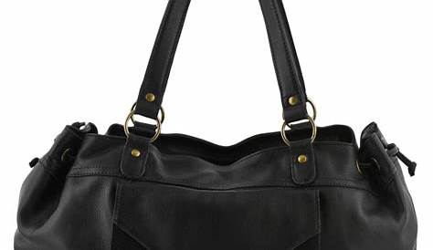 Sac Pieces Noir Cuir Large PIECES (17087872)