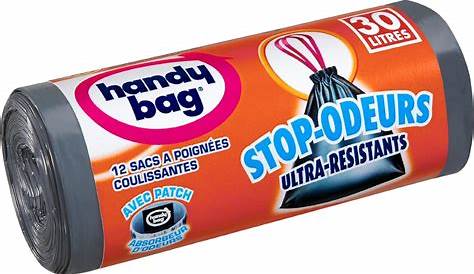 Sacs poubelle Ultra Résistant 30 l HANDY BAG les 15 sacs