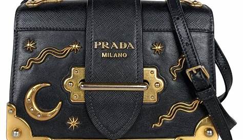 Sac Prada Astrology Embellished Velvet Shoulder Bag 1bh018