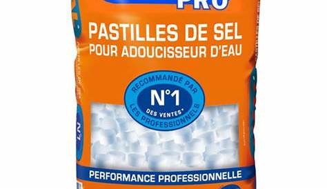 Sac Sel Adoucisseur Axal De Pastilles De Pour D'eau 10 Kg