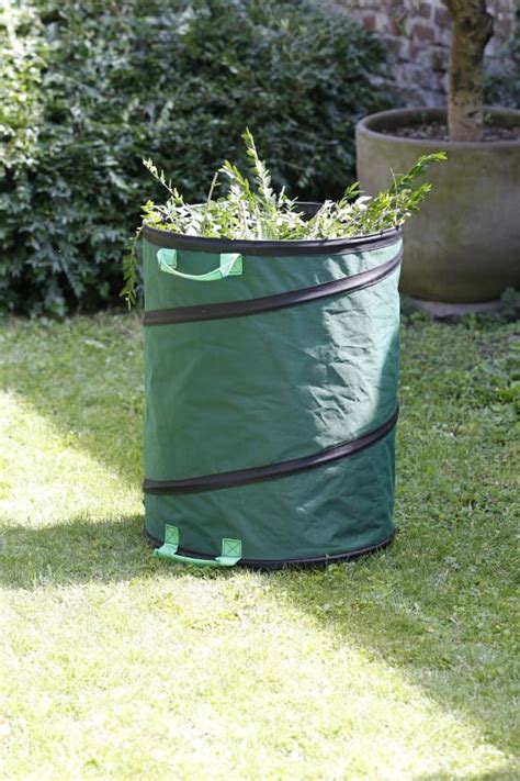 WHT 4 x Sac de Jardinage 125L ExtraRobuste avec Poignées, Sac de