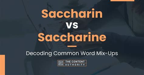 Saccharin Word