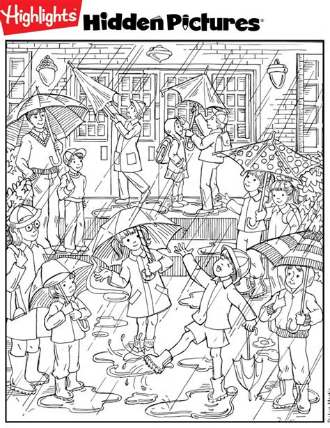 Sack Highlights Hidden Pictures Printable
