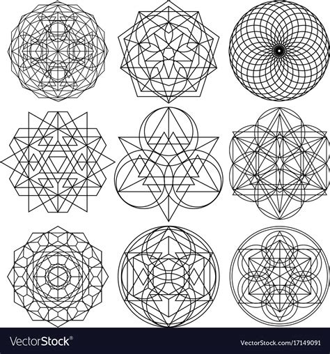 Sacred Geometry Printable Chart