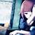 sad alone anime girl dp