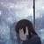 sad girl black wallpaper anime
