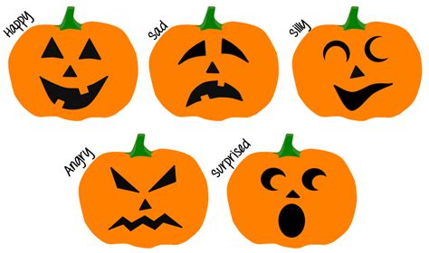 Sad Face Jack Olantern Printable Stencils