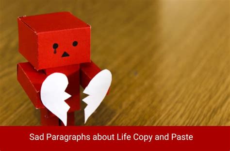 sad letters about life copy and paste