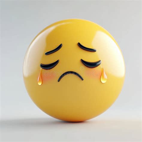 Sad tears falling down