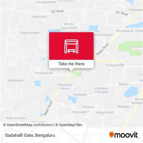 sadahalli gate pin code