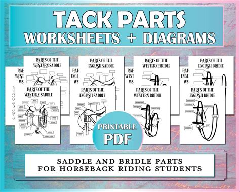 Saddle & Bridle Printable